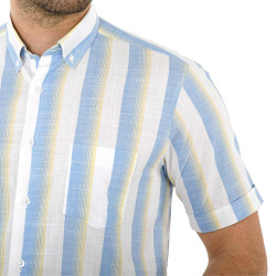 Chemisette coton rayée