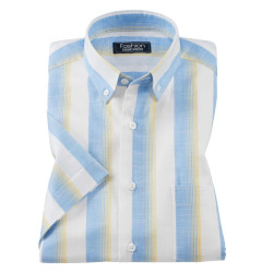 Chemisette coton rayée