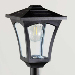 Réverbère jardinière solaire