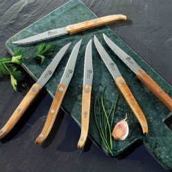 Coffret 6 couteaux à steak terroir