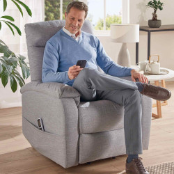 Fauteuil-releveur massant et chauffant