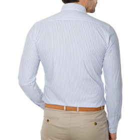 Chemise super stretch rayée sans repassage