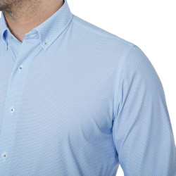 Chemise super stretch motif sans repassage