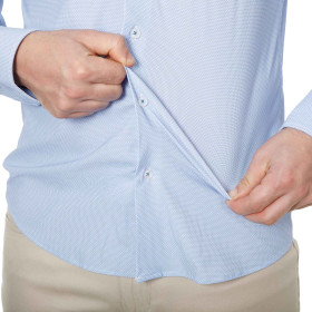 Chemise super stretch motif sans repassage