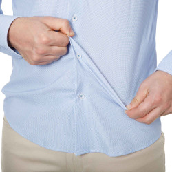 Chemise super stretch motif sans repassage