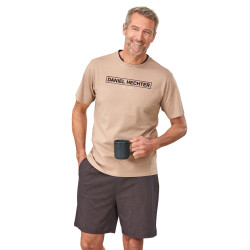 Pyjashort jersey de coton