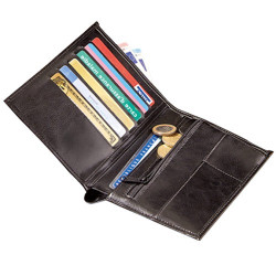 Portefeuille organiseur cuir