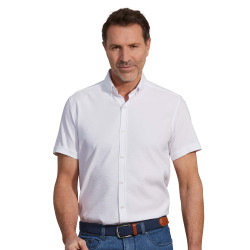 Chemisette seersucker extensible