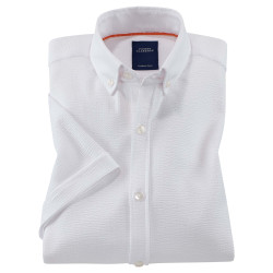 Chemisette seersucker extensible