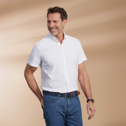 Chemisette seersucker extensible