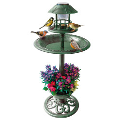 Pagode à oiseaux solaire