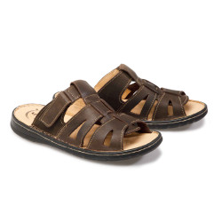 Sandales cuir massantes