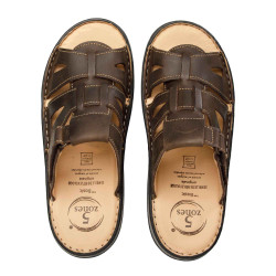 Sandales cuir massantes