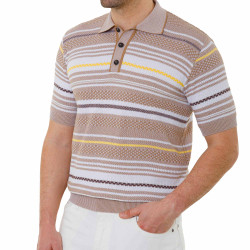 Polo jacquard Amalfi