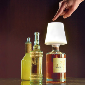 Lampe abat-jour pour bouteille