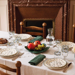 Les quatre assiettes à dessert Herbier du Paradis