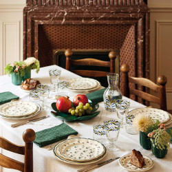 Les quatre assiettes à dessert Herbier du Paradis