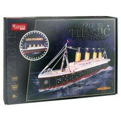 Le puzzle 3D Titanic à LED