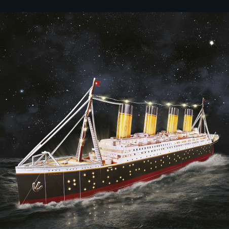 Le puzzle 3D Titanic à LED