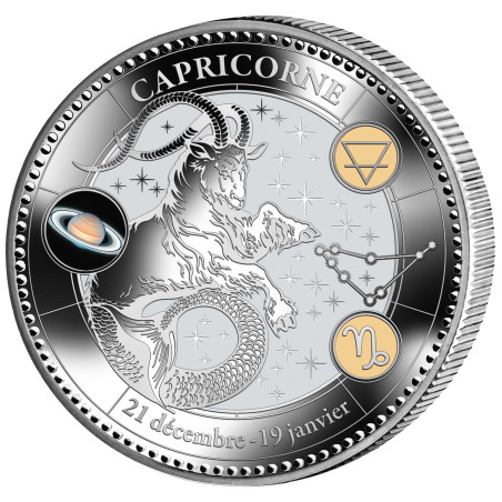 Pièce de collection Astrologie - Capricorne