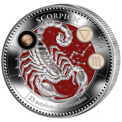 Pièce de collection Astrologie - Scorpion