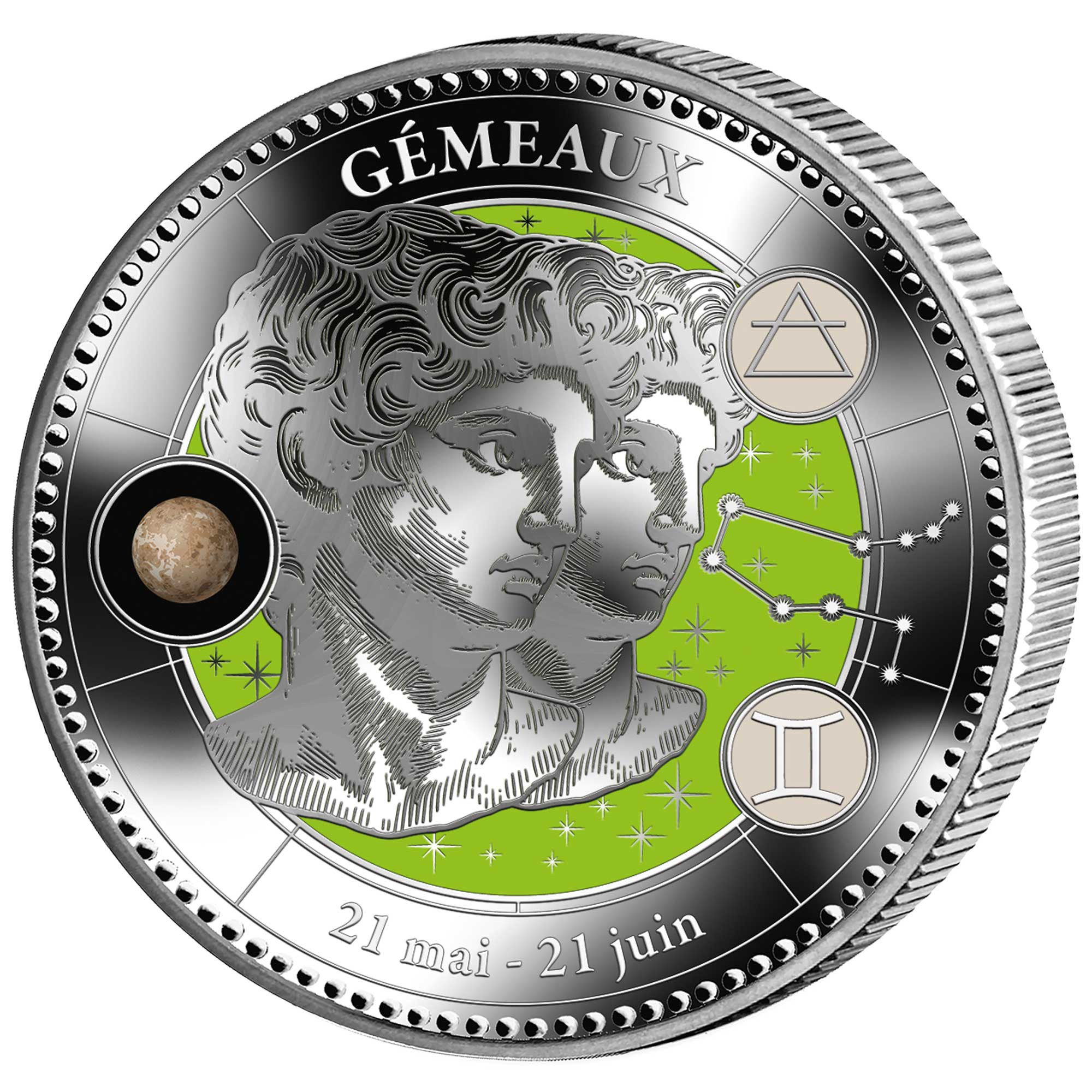 Pièce de collection Astrologie - Gémeaux