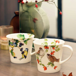Mugs oiseaux - Les 4