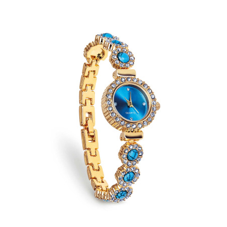 Montre aux turquoises