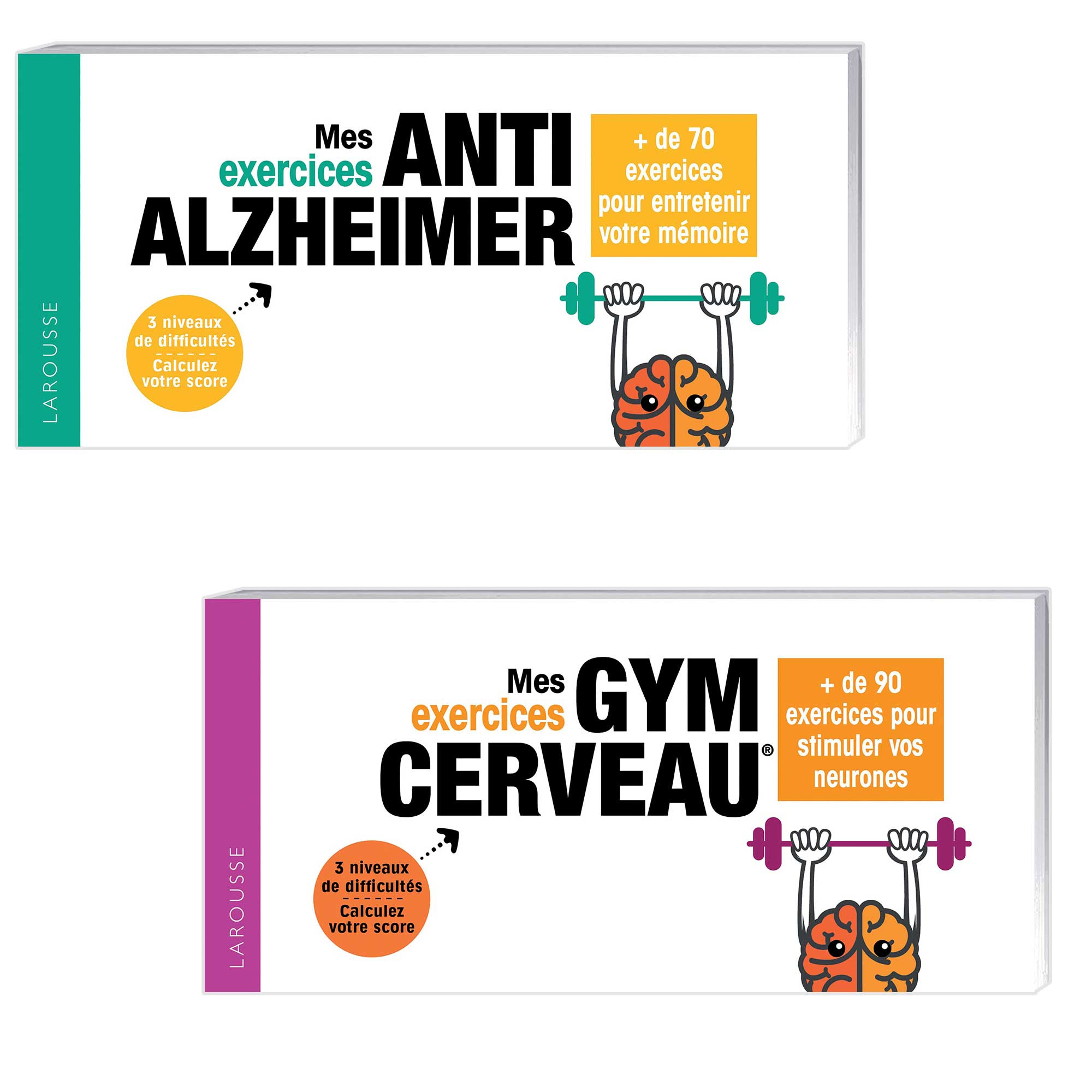 Mes exercices anti-Alzheimer + Mes exercices Gym cerveau