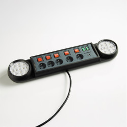 Multiprise avec éclairage