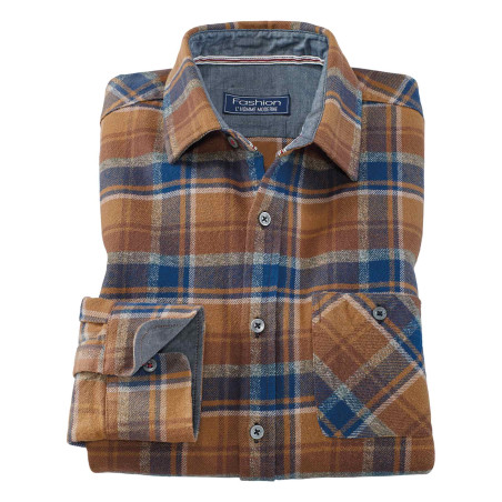 Chemises flanelle Chambéry - les 2