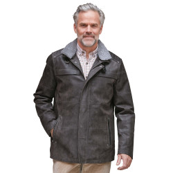 Parka cuir Newton