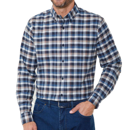 Chemise flanelle stretch