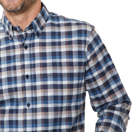 Chemise flanelle stretch