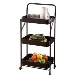 Desserte pliante 3 paniers