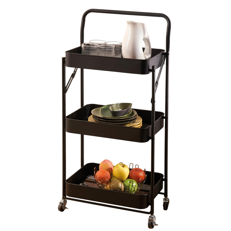 Desserte pliante 3 paniers