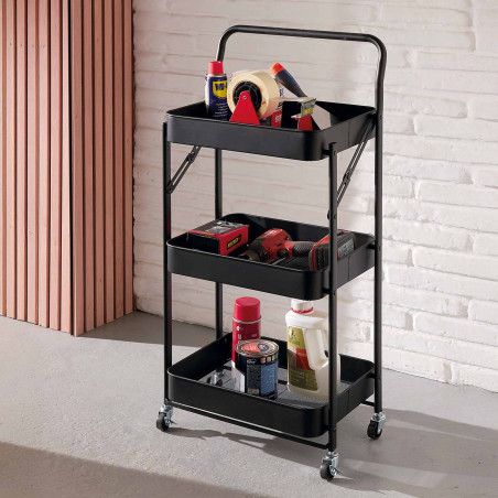 Desserte pliante 3 paniers