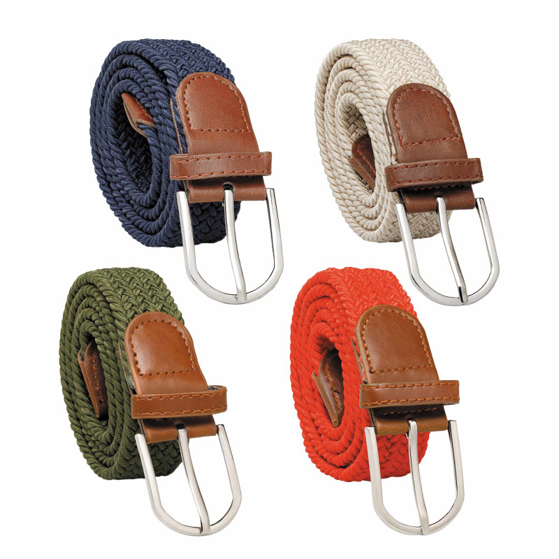 Ceintures tressées extensibles - les 4