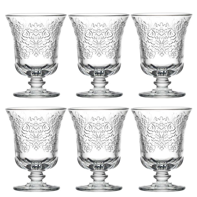 Les 6 verres à eau