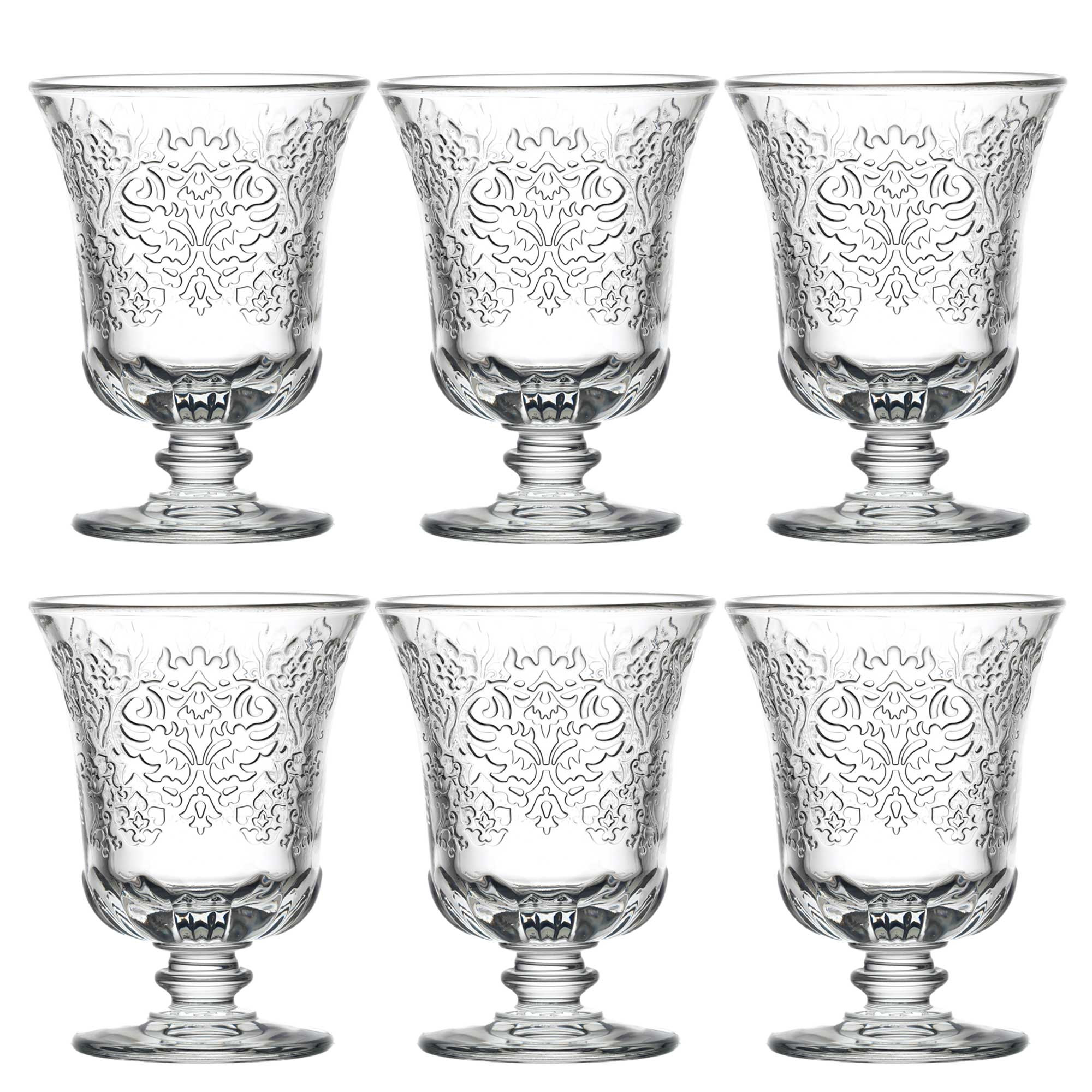 Les 6 verres à eau