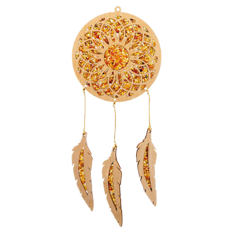 L’attrape-rêves ambre et bouleau