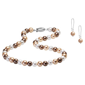 La parure perles tricolores, par l’Homme Moderne.