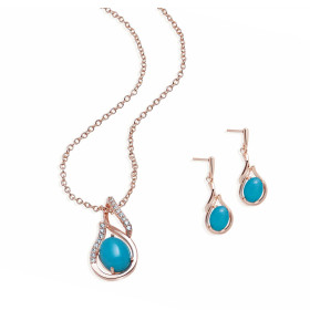 La parure quartz bleus, par l’Homme Moderne.