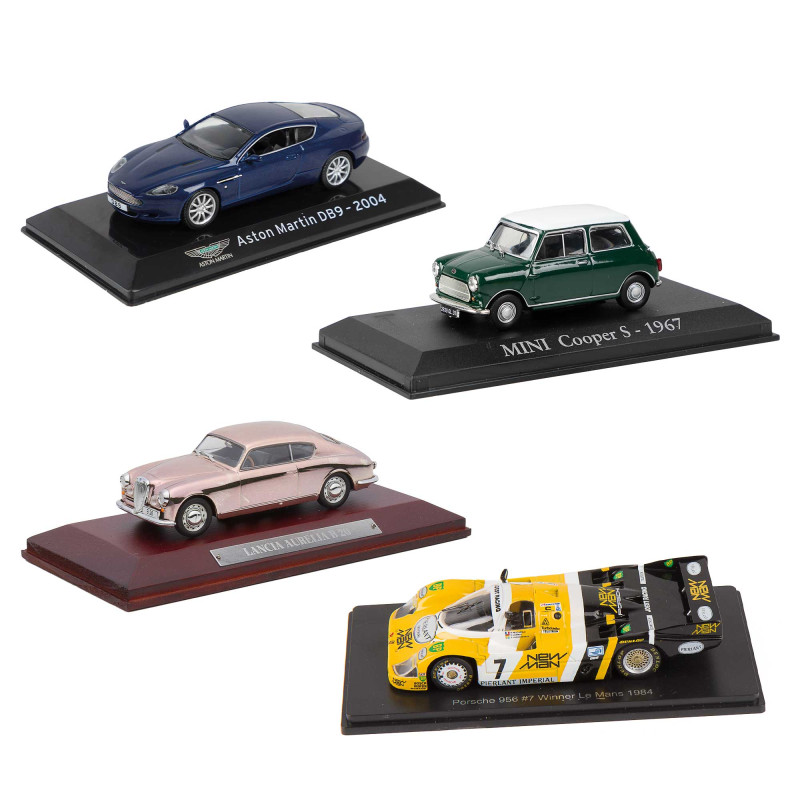 Les quatre voitures de collection