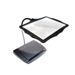 Loupe lumineuse de table