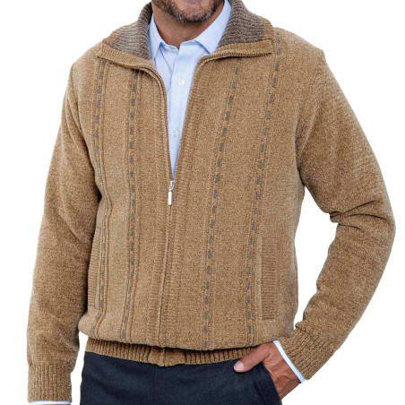 Gilet-blouson velours