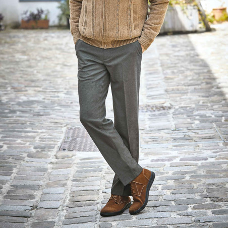 Pantalon toucher flanelle