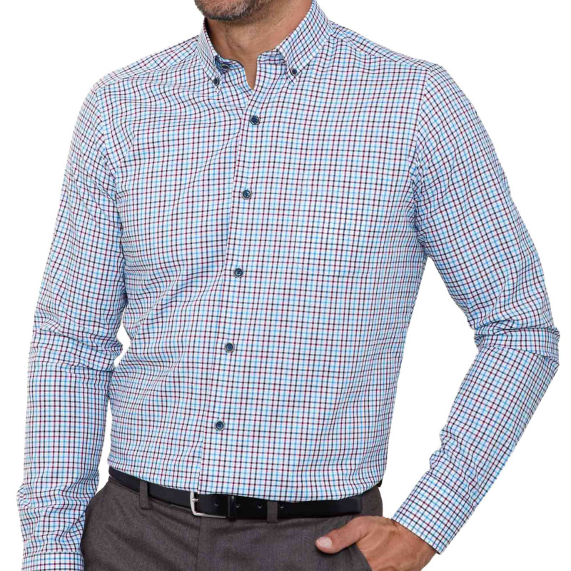 Chemise coton & laine