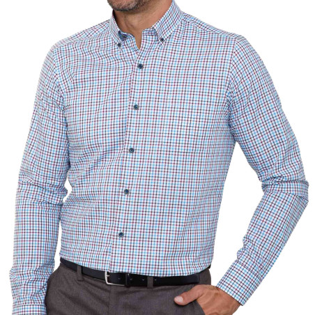 Chemise coton & laine