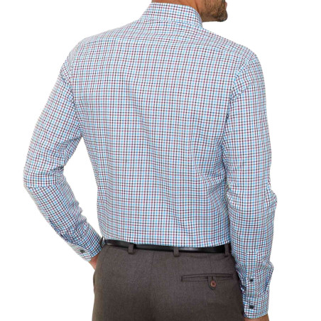 Chemise coton & laine